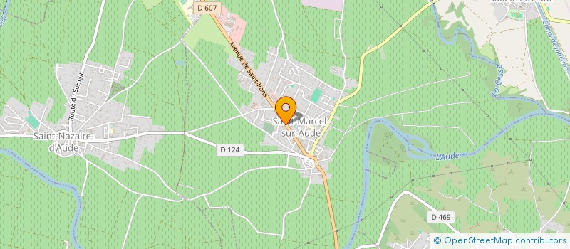 localisation de l'entreprise MONSIEUR GREGORY IMART  SAINT-MARCEL-SUR-AUDE