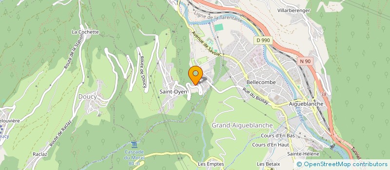 localisation de l'entreprise MONSIEUR GREGORY ISNARDI  GRAND-AIGUEBLANCHE