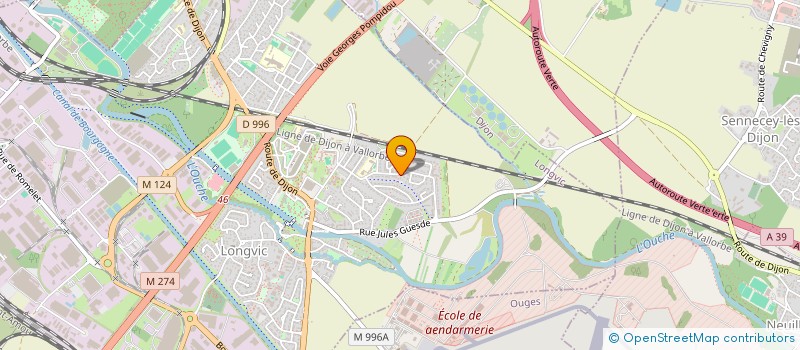 localisation de l'entreprise MONSIEUR GREGORY JACQUELIN  LONGVIC