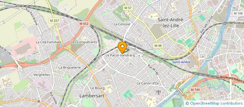 localisation de l'entreprise MONSIEUR GREGORY JACQUEMET à LAMBERSART