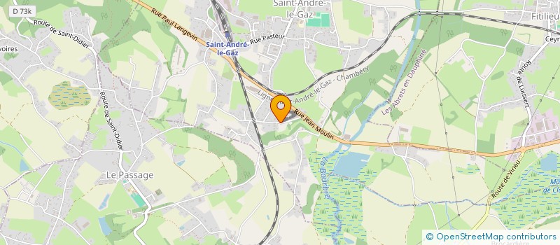 localisation de l'entreprise MONSIEUR GREGORY JACQUOT  SAINT-ANDRE-LE-GAZ