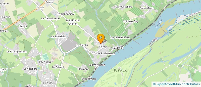 localisation de l'entreprise MONSIEUR GREGORY JAMES à LE CELLIER