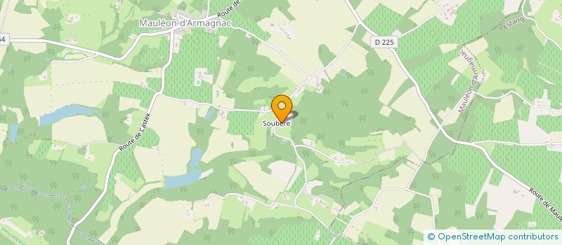 localisation de l'entreprise MONSIEUR GREGORY JAMES  MAULEON-D'ARMAGNAC