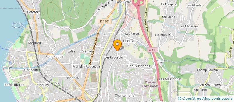 localisation de l'entreprise MONSIEUR GREGORY JEAN HERVE THOUVEREY à ANNECY