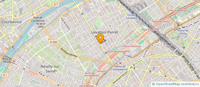 localisation de l'entreprise MONSIEUR GREGORY JEANJACQUOT à LEVALLOIS-PERRET