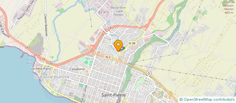 localisation de l'entreprise MONSIEUR GREGORY JORON  SAINT-PIERRE