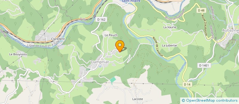 localisation de l'entreprise MONSIEUR GREGORY JOSSET  DAMPNIAT