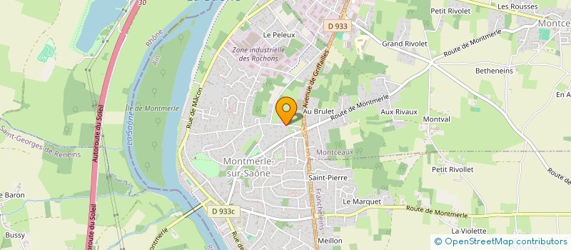 localisation de l'entreprise MONSIEUR GREGORY KARBICH  MONTMERLE-SUR-SAONE