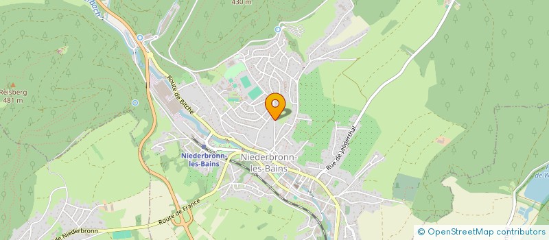 localisation de l'entreprise MONSIEUR GREGORY KLEIN  OBERBRONN