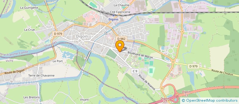 localisation de l'entreprise MONSIEUR GREGORY KLOECKNER à DIGOIN