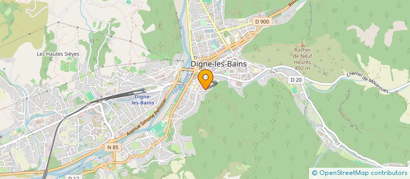 localisation de l'entreprise MONSIEUR GREGORY KONKOBO à DIGNE-LES-BAINS