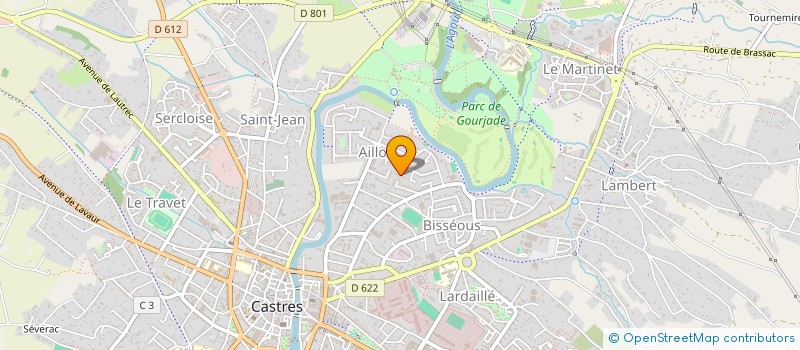 localisation de l'entreprise MONSIEUR GREGORY KOOB  CASTRES