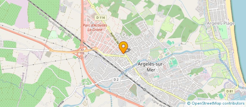 localisation de l'entreprise MONSIEUR GREGORY KORAL  ARGELES-SUR-MER