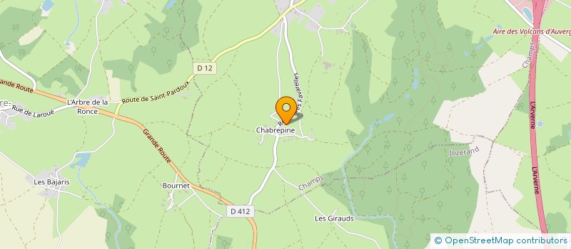 localisation de l'entreprise MONSIEUR GREGORY LABOISSE à SAINT-PARDOUX