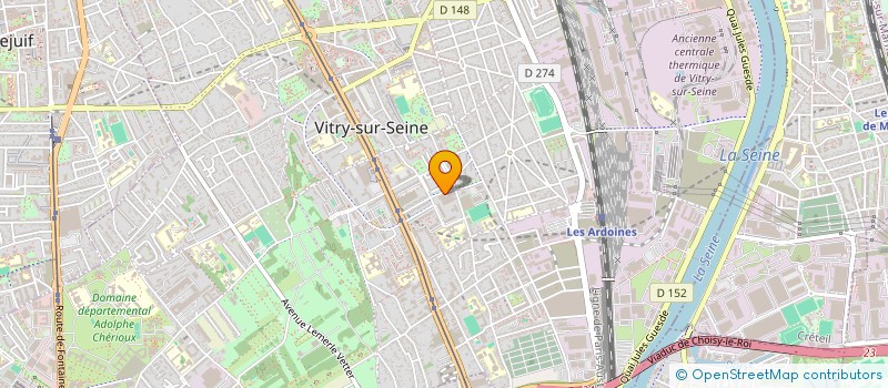 localisation de l'entreprise MONSIEUR GREGORY LABURE  VITRY-SUR-SEINE