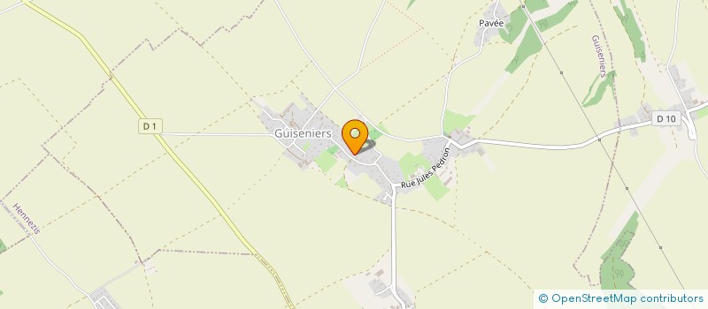 localisation de l'entreprise MONSIEUR GREGORY LAFAUX  GUISENIERS