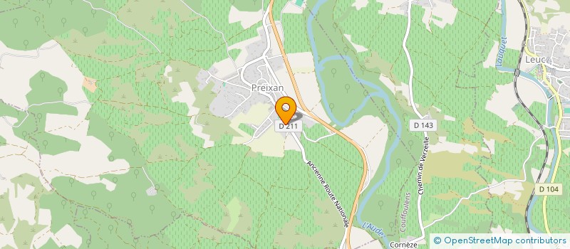 localisation de l'entreprise MONSIEUR GREGORY LAFFONT  PREIXAN