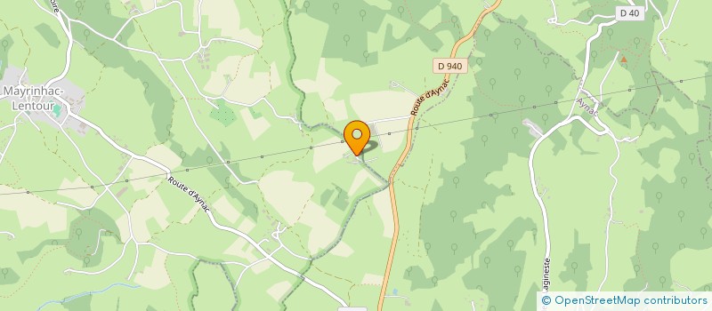 localisation de l'entreprise MONSIEUR GREGORY LAFON  MAYRINHAC-LENTOUR