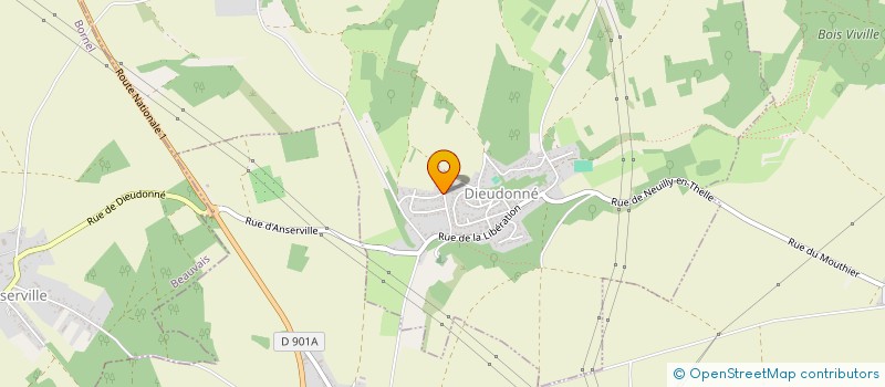 localisation de l'entreprise MONSIEUR GREGORY LAFORTUNE  DIEUDONNE