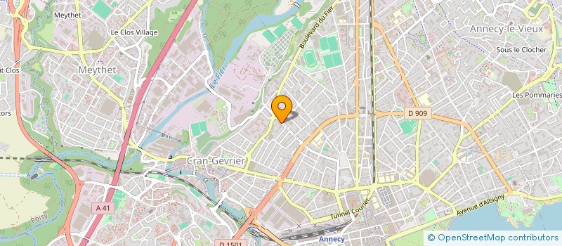 localisation de l'entreprise MONSIEUR GREGORY LAGRANGE  ANNECY