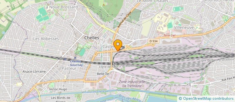 localisation de l'entreprise MONSIEUR GREGORY LAGUERRE  CHELLES