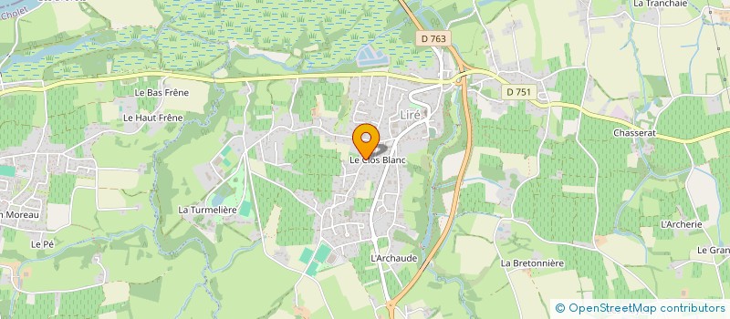 localisation de l'entreprise MONSIEUR GREGORY LAINE  OREE-D'ANJOU