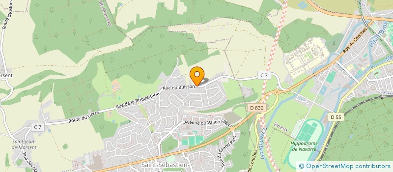 localisation de l'entreprise MONSIEUR GREGORY LAMBOURION  SAINT-SEBASTIEN-DE-MORSENT