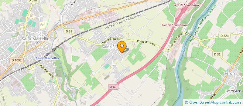 localisation de l'entreprise MONSIEUR GREGORY LAMY  IZERON