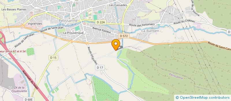 localisation de l'entreprise MONSIEUR GREGORY LANTELME  PELISSANNE