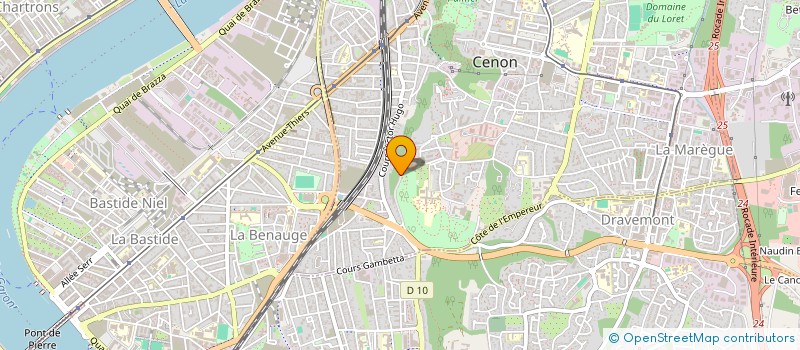 localisation de l'entreprise MONSIEUR GREGORY LAPARRA  CENON