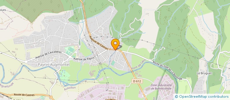 localisation de l'entreprise MONSIEUR GREGORY LAPERRIERE  PAYRIN-AUGMONTEL