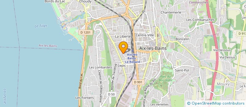 localisation de l'entreprise MONSIEUR GREGORY LARCHER à AIX-LES-BAINS