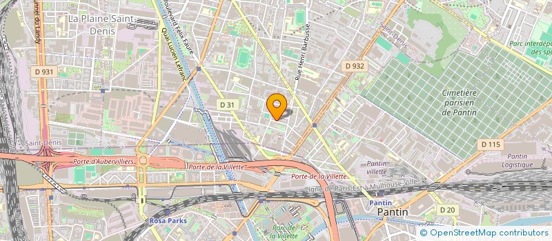 localisation de l'entreprise MONSIEUR GREGORY LARDON à AUBERVILLIERS