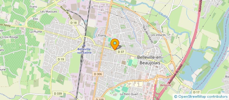 localisation de l'entreprise MONSIEUR GREGORY LARGE à BELLEVILLE-EN-BEAUJOLAIS