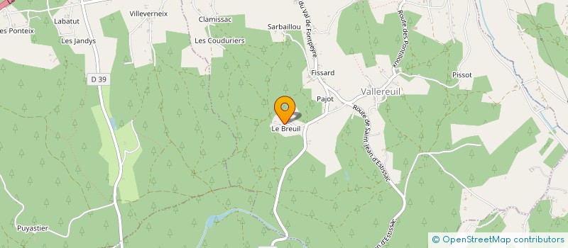 localisation de l'entreprise MONSIEUR GREGORY LATRONCHE  NEUVIC