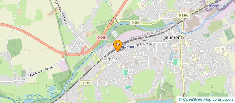 localisation de l'entreprise MONSIEUR GREGORY LAVAQUERIE  MARPENT