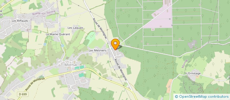 localisation de l'entreprise MONSIEUR GREGORY LAVIE à MORNAC