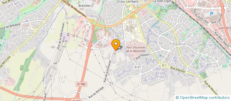 localisation de l'entreprise MONSIEUR GREGORY LE BEGUEC à TREGUEUX