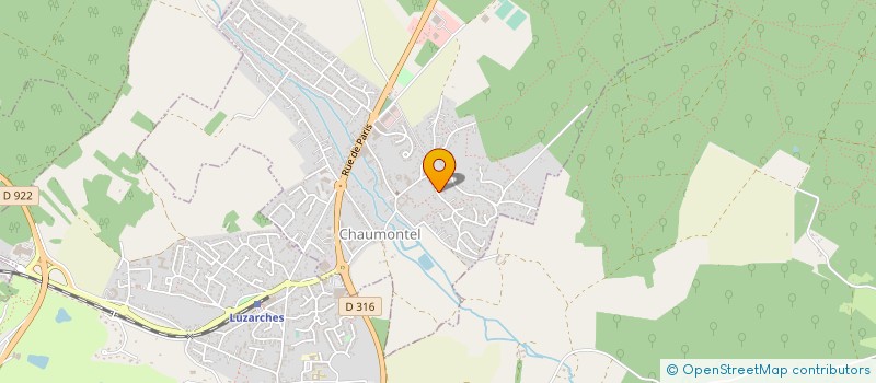 localisation de l'entreprise MONSIEUR GREGORY LE BERRE  CHAUMONTEL