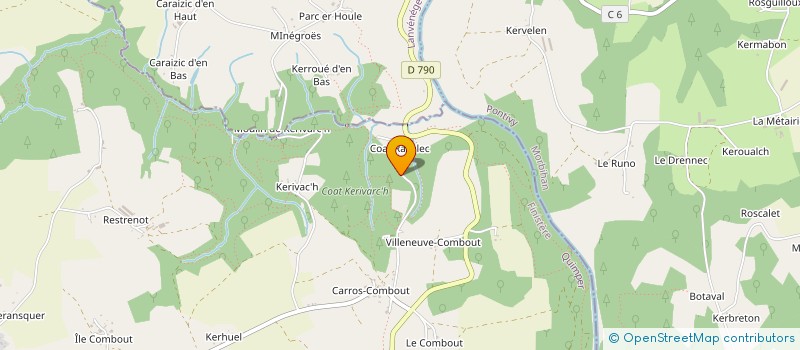 localisation de l'entreprise MONSIEUR GREGORY LE BIHAN  LOCUNOLE