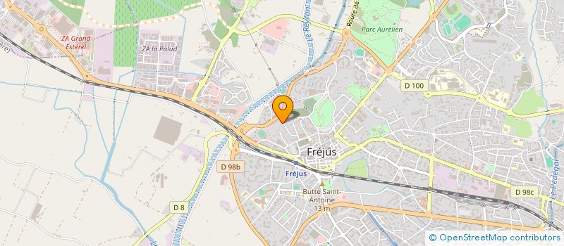 localisation de l'entreprise MONSIEUR GREGORY LE CAM  FREJUS