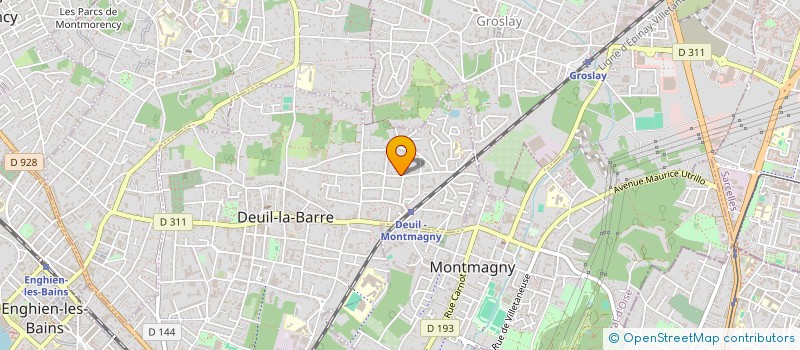 localisation de l'entreprise MONSIEUR GREGORY LE COGUIEC à DEUIL-LA-BARRE