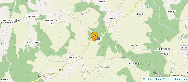localisation de l'entreprise MONSIEUR GREGORY LE LOUDEC  GUERN