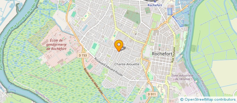 localisation de l'entreprise MONSIEUR GREGORY LE NUFF  ROCHEFORT