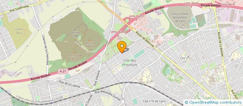 localisation de l'entreprise MONSIEUR GREGORY LE SCOUARNEC  LENS