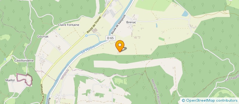 localisation de l'entreprise MONSIEUR GREGORY LE YAUDET  MONTIGNAC-LASCAUX