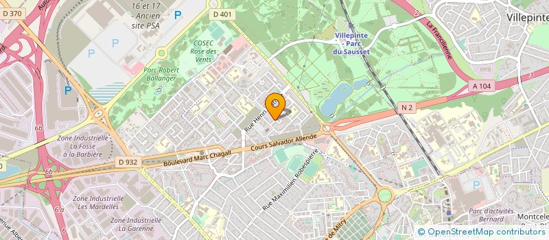 localisation de l'entreprise MONSIEUR GREGORY LECLERCQ  AULNAY-SOUS-BOIS
