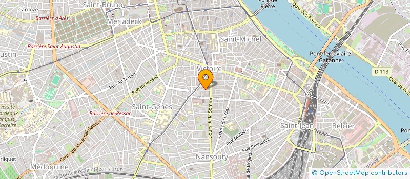 localisation de l'entreprise MONSIEUR GREGORY LECLERCQ  BORDEAUX