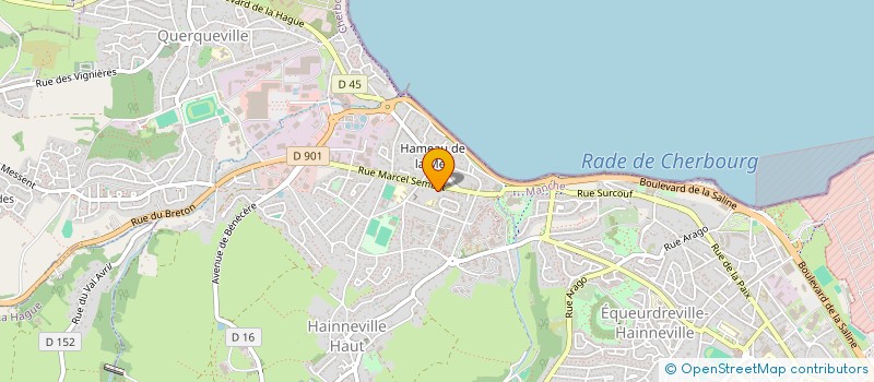 localisation de l'entreprise MONSIEUR GREGORY LECOMPTE  CHERBOURG-EN-COTENTIN