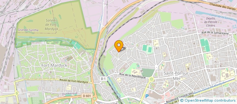 localisation de l'entreprise MONSIEUR GREGORY LECUYER à DUNKERQUE